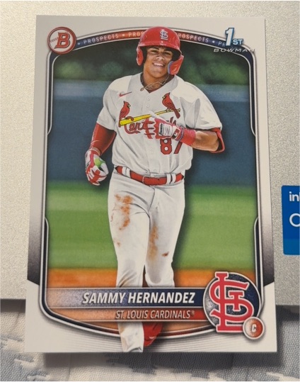 2025 Bowman #BP-50 Sammy Hernandez — front