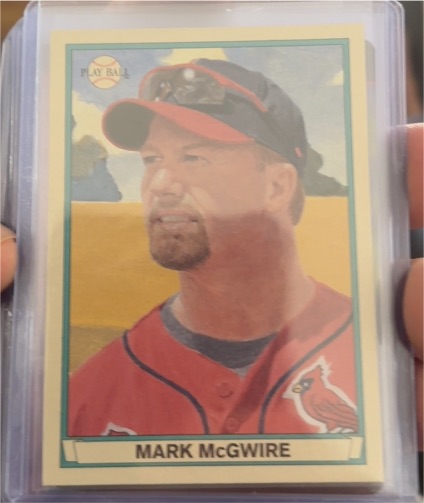2003 Upper Deck Play Ball Sample #1 Mark McGwire — front
