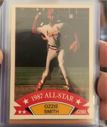 1987 Score #2 Ozzie Smith — front