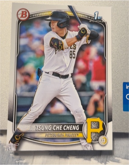 2025 Bowman #BP-95 Tsung-Che Cheng — front