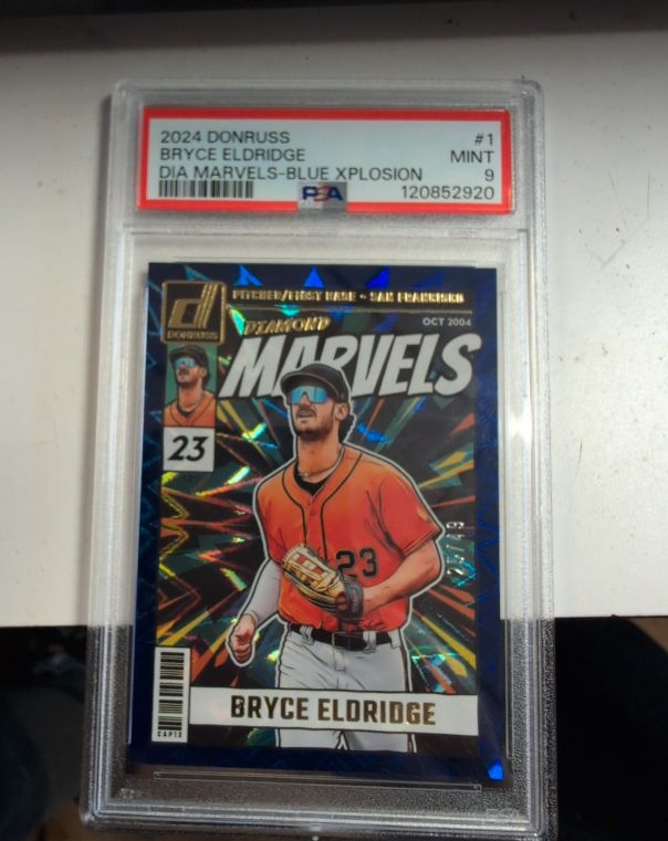 2024 Donruss #1 Bryce Eldridge Diamond Marvels — front
