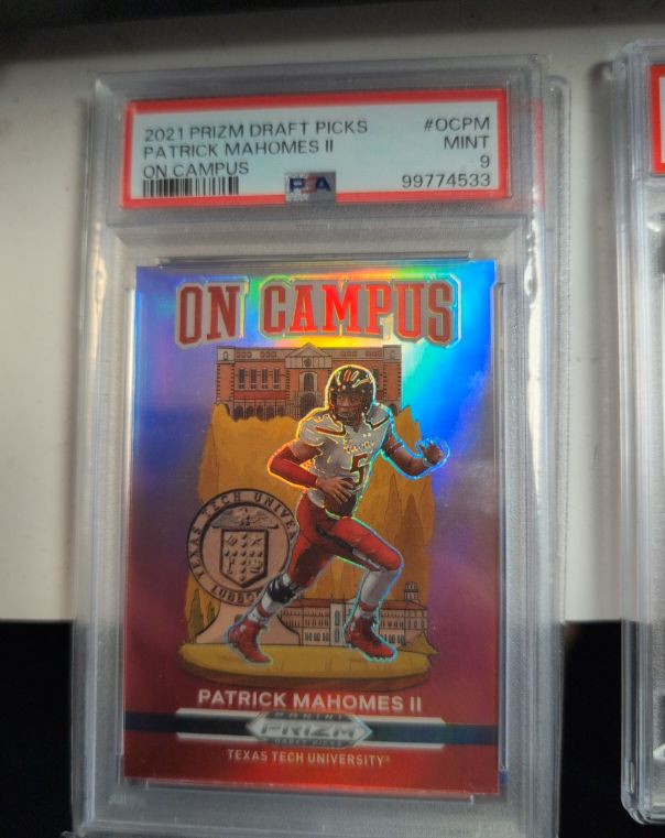 2021 Panini Prizm Draft Picks #OCPM Patrick Mahomes II On Campus — front