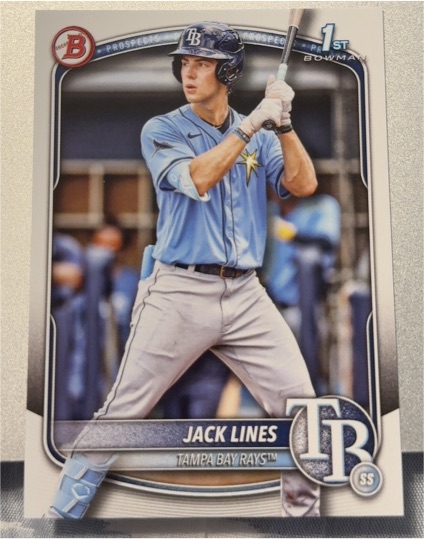 2025 Bowman #BP-64 Jack Lines — front