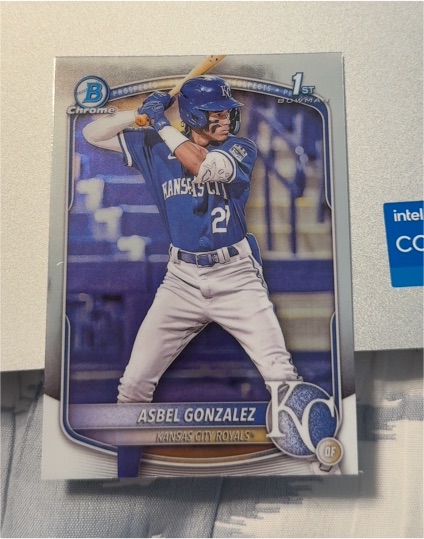 2025 Bowman Chrome #BCP-4 Asbel Gonzalez — front