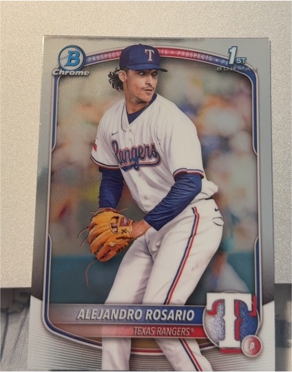 2025 Bowman Chrome Prospects #BCP-125 Alejandro Rosario — front