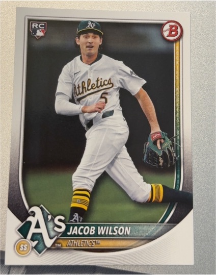 2025 Bowman #9 Jacob Wilson — front