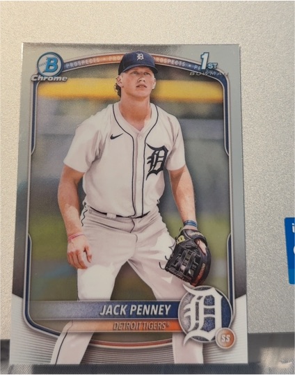 2025 Bowman Chrome #BCP-60 Jack Penney — front