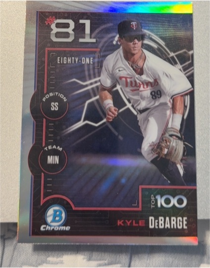 2025 Bowman Chrome #BTP-81 Kyle DeBarge — front