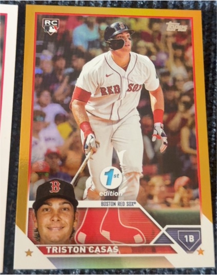 2023 Topps Series 1 #92 Triston Casas Rookie Card — front