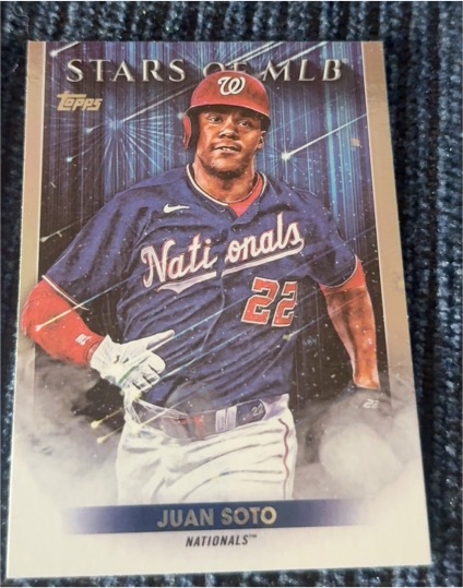2022 Topps Series 1 Stars of MLB #SMLB-23 Juan Soto — front