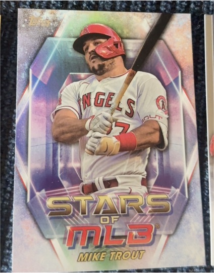 2023 Topps Stars of MLB #SMLB-2 Mike Trout — front