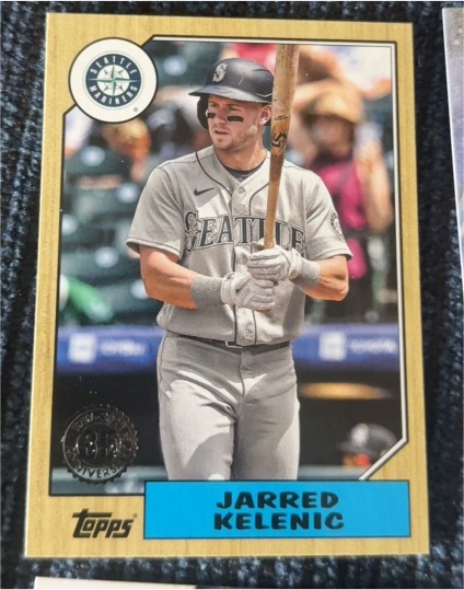 2022 Topps Series 1 35th Anniversary #T87-42 Jarred Kelenic — front