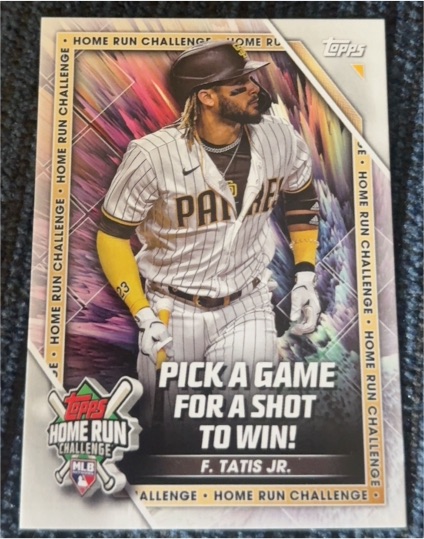 2023 Topps #HRC-9 Fernando Tatis Jr. Home Run Challenge (Series One) — front