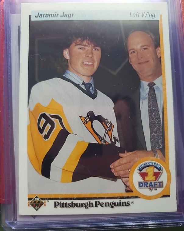 1990-91 Upper Deck #356 Jaromir Jagr Rookie — front