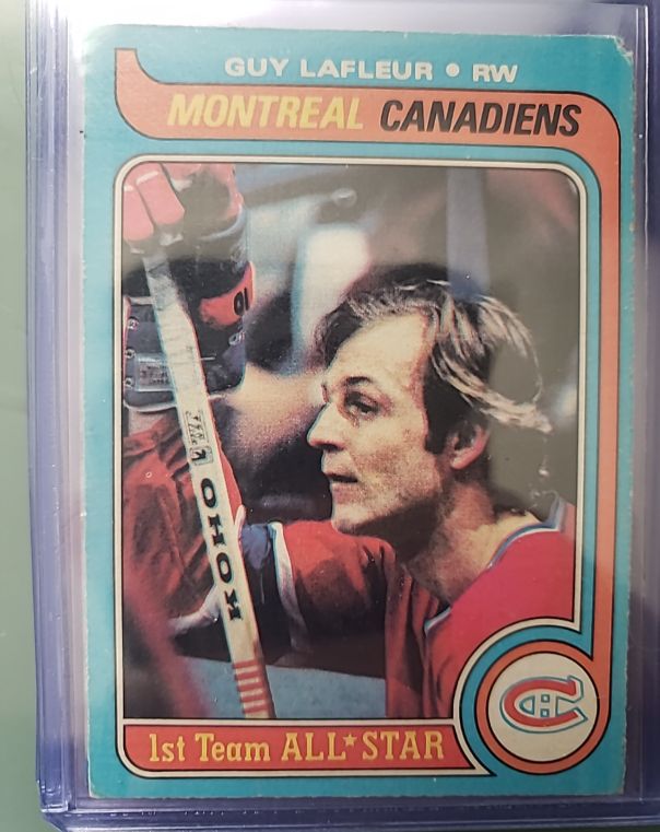 1979-80 O-Pee-Chee #200 Guy Lafleur 1st Team All-Star Montreal Canadiens — front