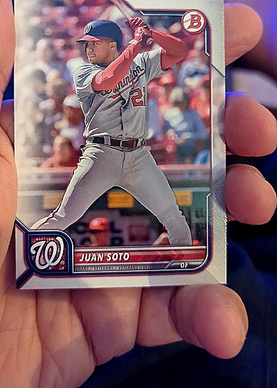 2022 Bowman #10 Juan Soto — front