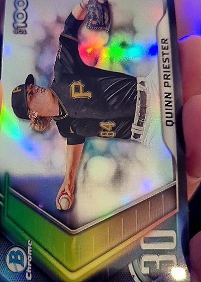 2022 Bowman Chrome #30 Quinn Priester — front