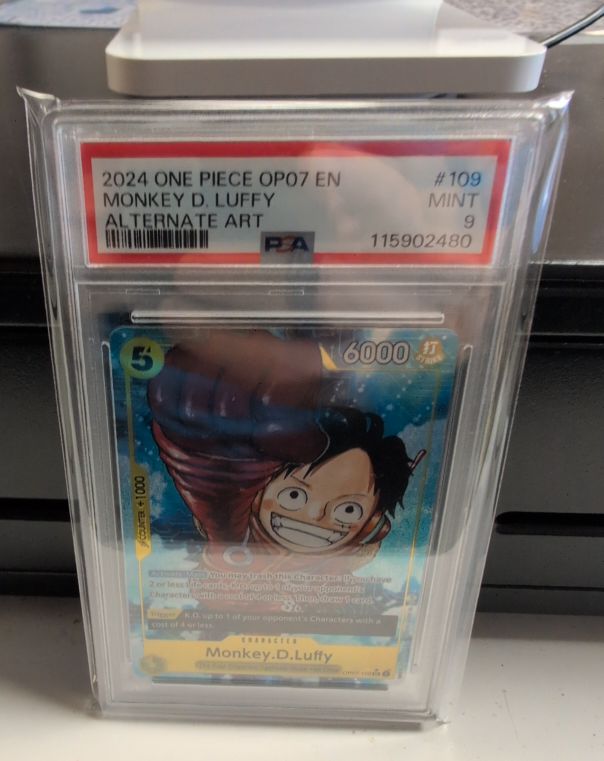 2024 One Piece OP07 #109 Monkey D. Luffy Alternate Art — front
