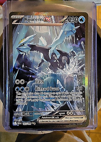 2023 Pokémon Scarlet & Violet Black Bolt #165 Kyurem EX — front