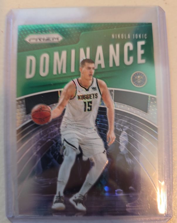 2019-20 Panini Prizm #21 Nikola Jokic Dominance — front