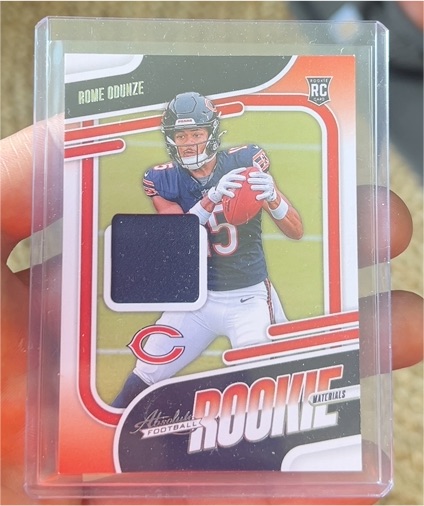 2024 Panini Absolute Rookie Materials #ARM-ROE Rome Odunze — front