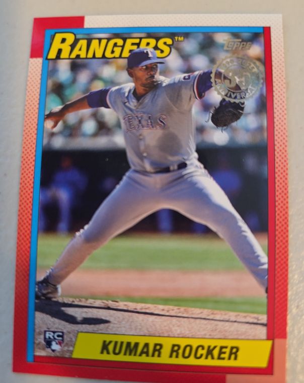 2025 Topps Series 2 1990 Topps 90B2-40 Kumar Rocker — front