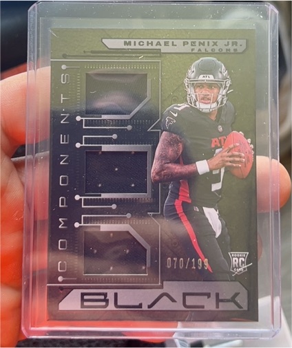 2024 Panini Black #CO10 Michael Penix Jr. — front
