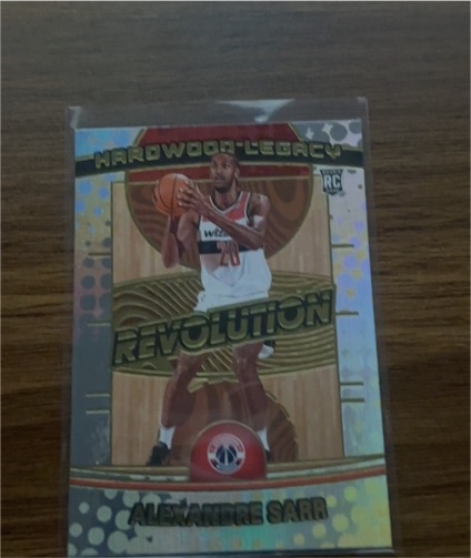 2024-25 Panini Revolution #22 Alexandre Sarr Hardwood Legacy — front