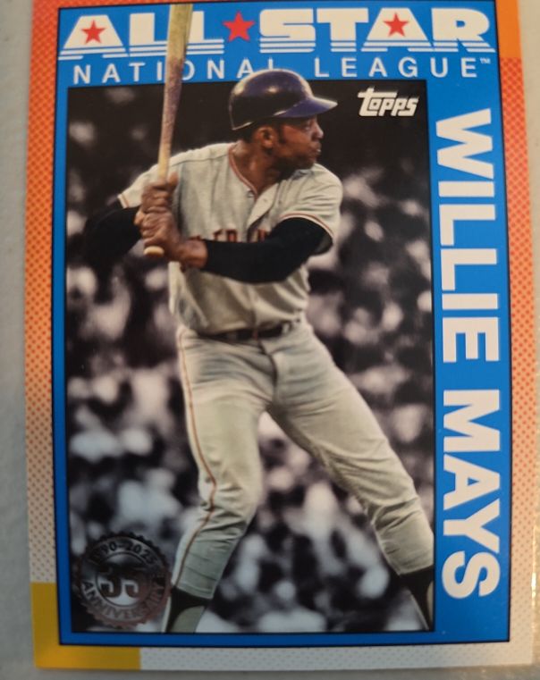 2025 Topps Series 2 #90AS-30 Willie Mays 1990 Topps All-Star San Francisco Giants — front