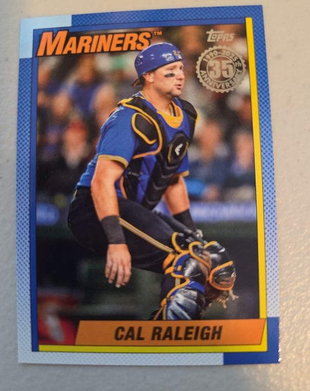 2025 Topps Series 2 #90B2-13 Cal Raleigh — front