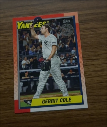2025 Topps Series 2 1990 Topps #90B2-3 Gerrit Cole — front
