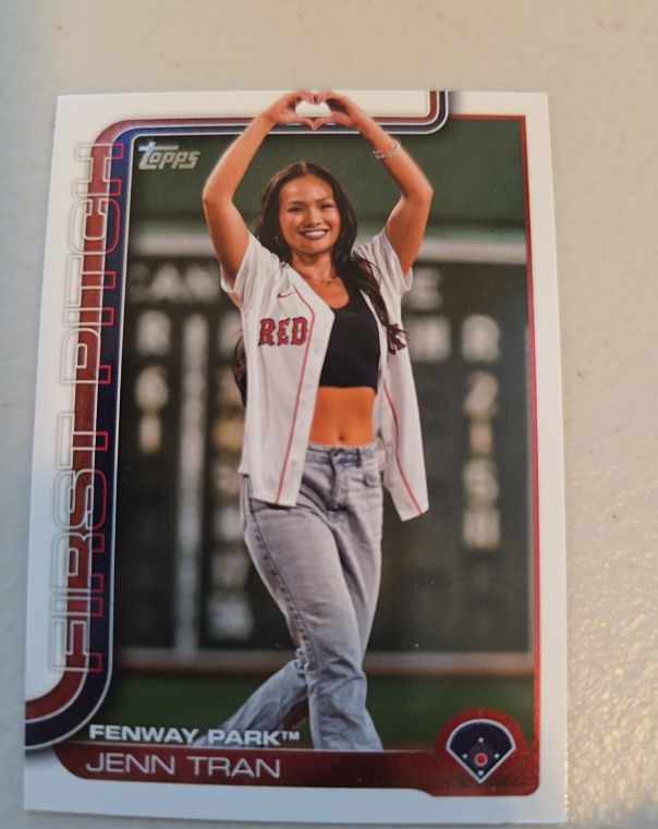 2025 Topps Series 2 First Pitch #FP2-4 Jenn Tran — front