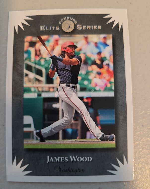 2025 Donruss #8 James Wood Elite Series Washington Nationals — front