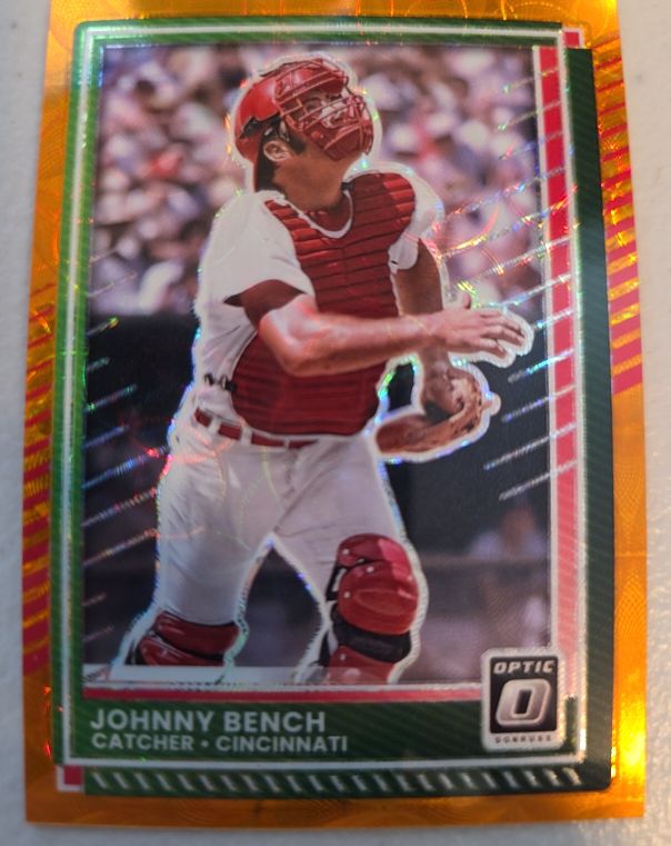 2025 Panini Donruss Optic #46 Johnny Bench — front