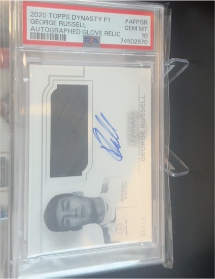 2020 Topps Dynasty F1 #AFPGR George Russell — front