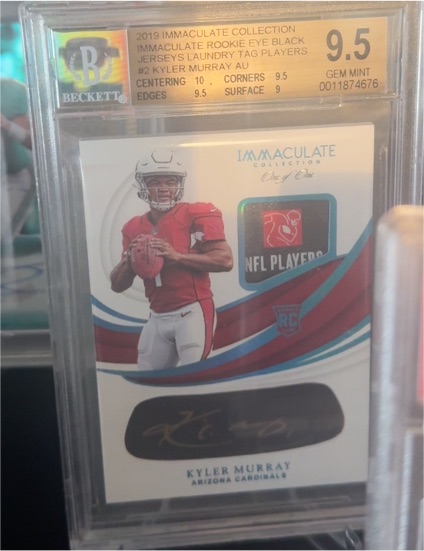 2019 Panini Immaculate Collection #2 Kyler Murray — front
