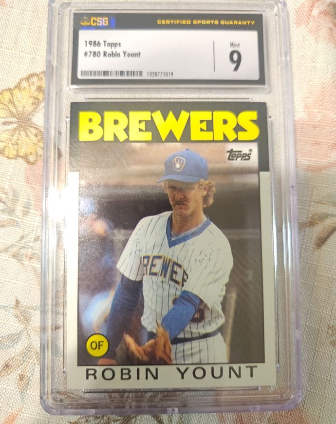 1986 Topps #780 Robin Yount — front