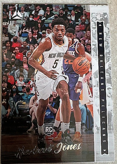 2021-22 Panini Chronicles Luminance #248 Herbert Jones — front