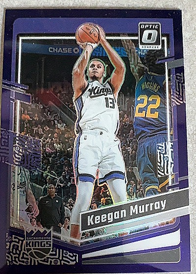 2023-24 Donruss Optic #97 Keegan Murray — front