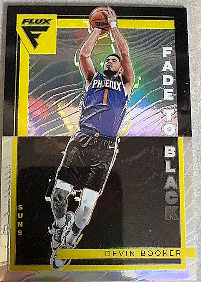 2022-23 Panini Flux Fade to Black #4 Devin Booker — front