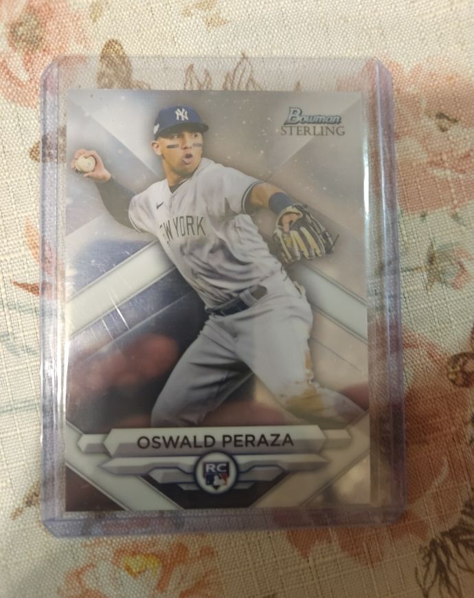 2023 Bowman Sterling #BSR-30 Oswald Peraza — front