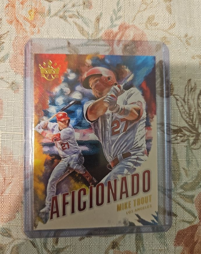 2020 Panini Diamond Kings Aficionado #A7 Mike Trout — front
