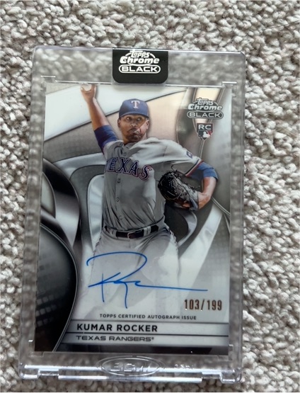 2025 Topps Chrome Black #103 Kumar Rocker — front