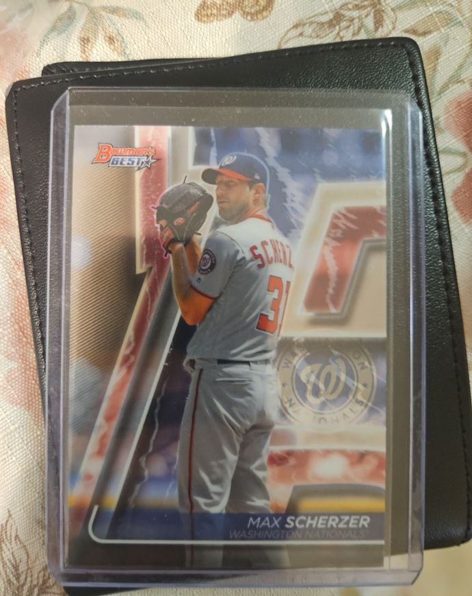 2020 Bowman's Best #39 Max Scherzer — front