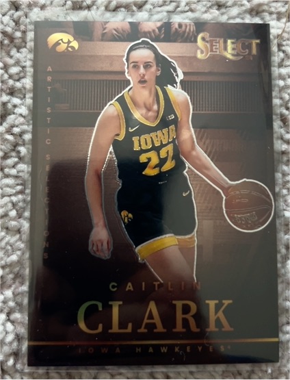 2023-2024 Panini Caitlin Clark Collection Select Artistic Selections #AS1 — front