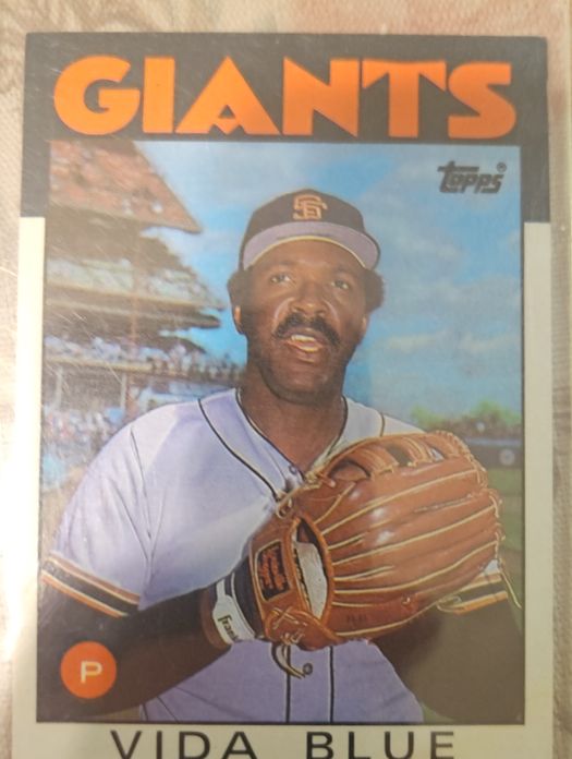1986 Topps #770 Vida Blue — front