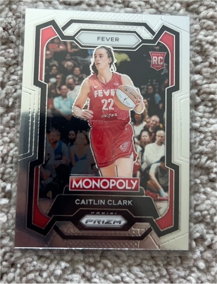 2024 Panini Prizm Monopoly #65 Caitlin Clark — front