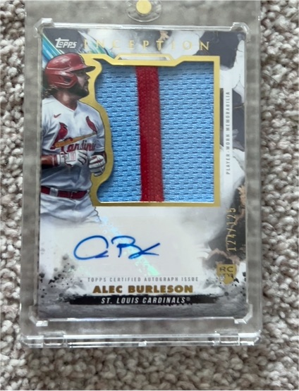 2023 Topps Inception #IAJP-AB Alec Burleson — front