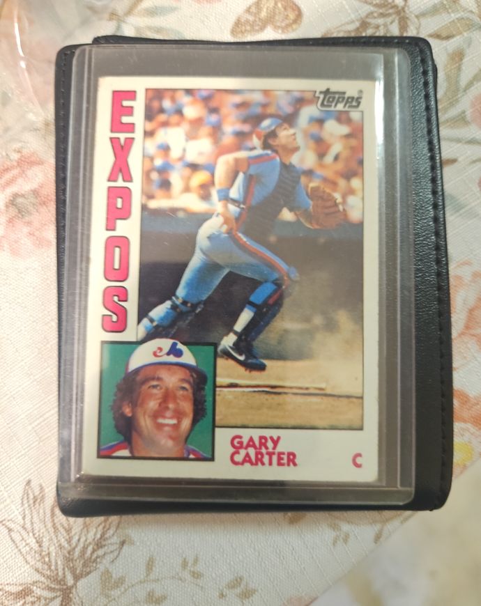 1984 Topps #450 Gary Carter — front