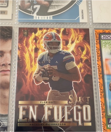 2023 Panini Select Draft Picks En Fuego #EF-AR Anthony Richardson — front